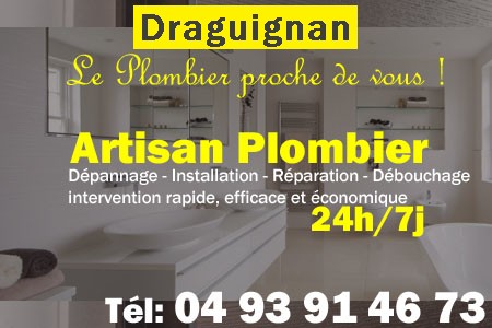Plombier Draguignan - Plomberie Draguignan - Plomberie pro Draguignan - Entreprise plomberie Draguignan - Dépannage plombier Draguignan