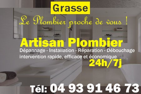 Plombier Grasse - Plomberie Grasse - Plomberie pro Grasse - Entreprise plomberie Grasse - Dépannage plombier Grasse